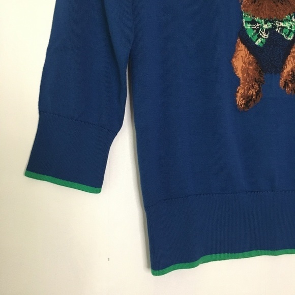 LAND’S END Dapper Dog Cotton Crewneck Sweater Size XSP - Picture 5 of 12